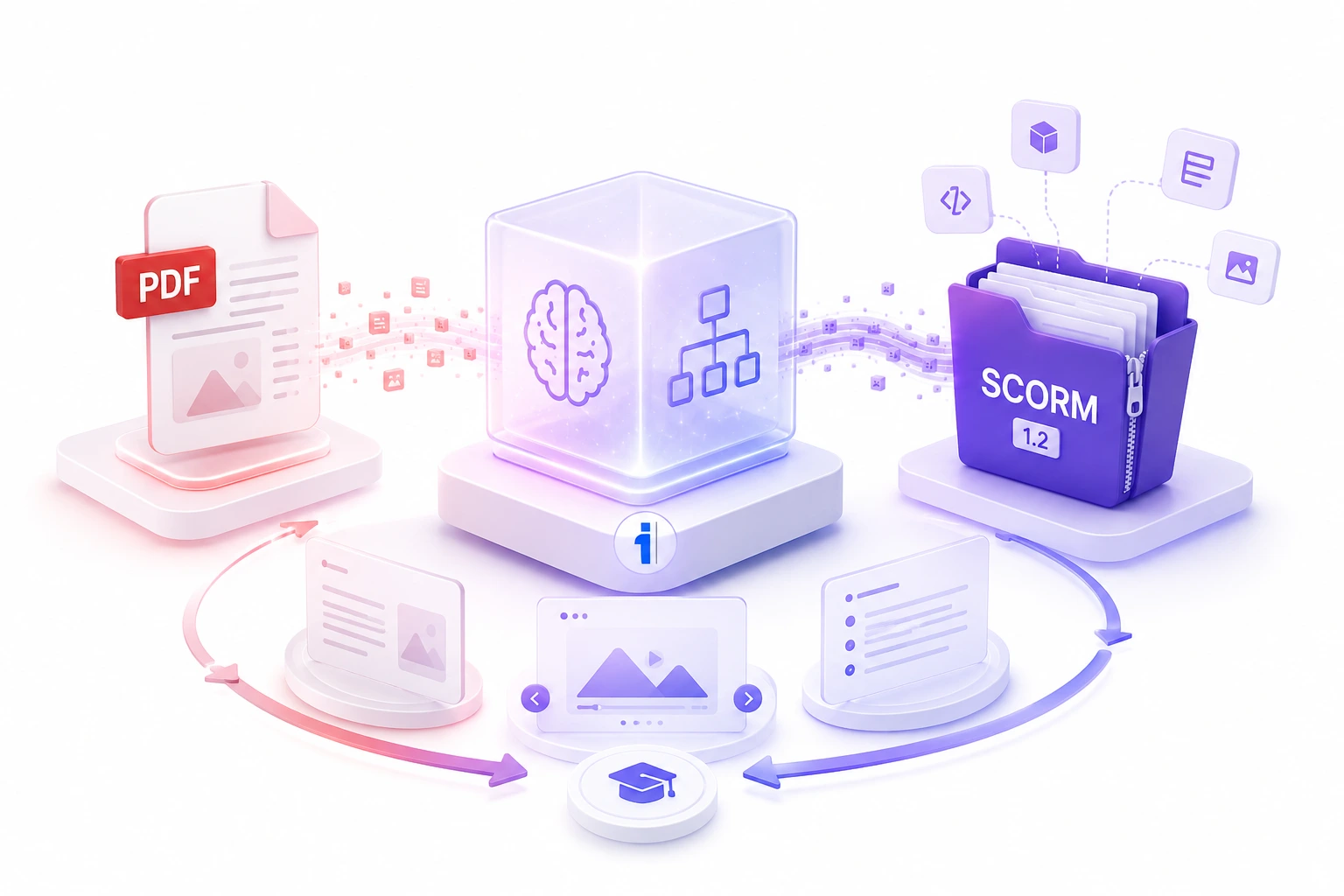 Convert PDF to SCORM Preview
